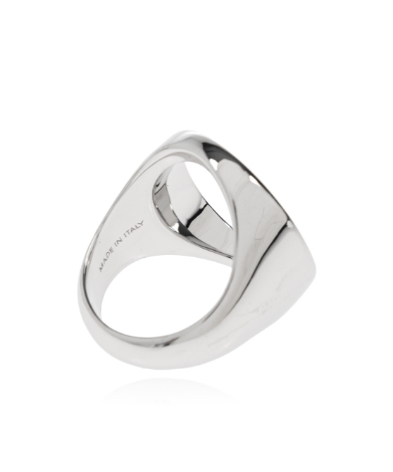 Mm6 Maison Margiela Minimal Logo 4mm Ring