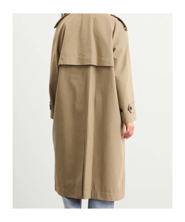 Dunst Oversized Trench Coat In Neutral