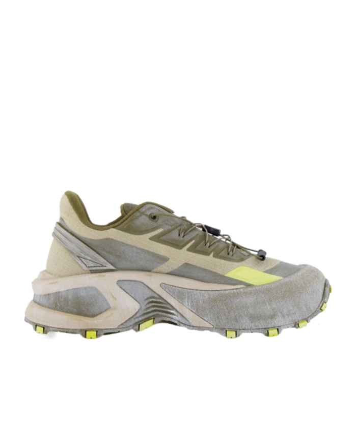 Diesel D-cage Runner Lace-up Chunky Sneakers In Multi