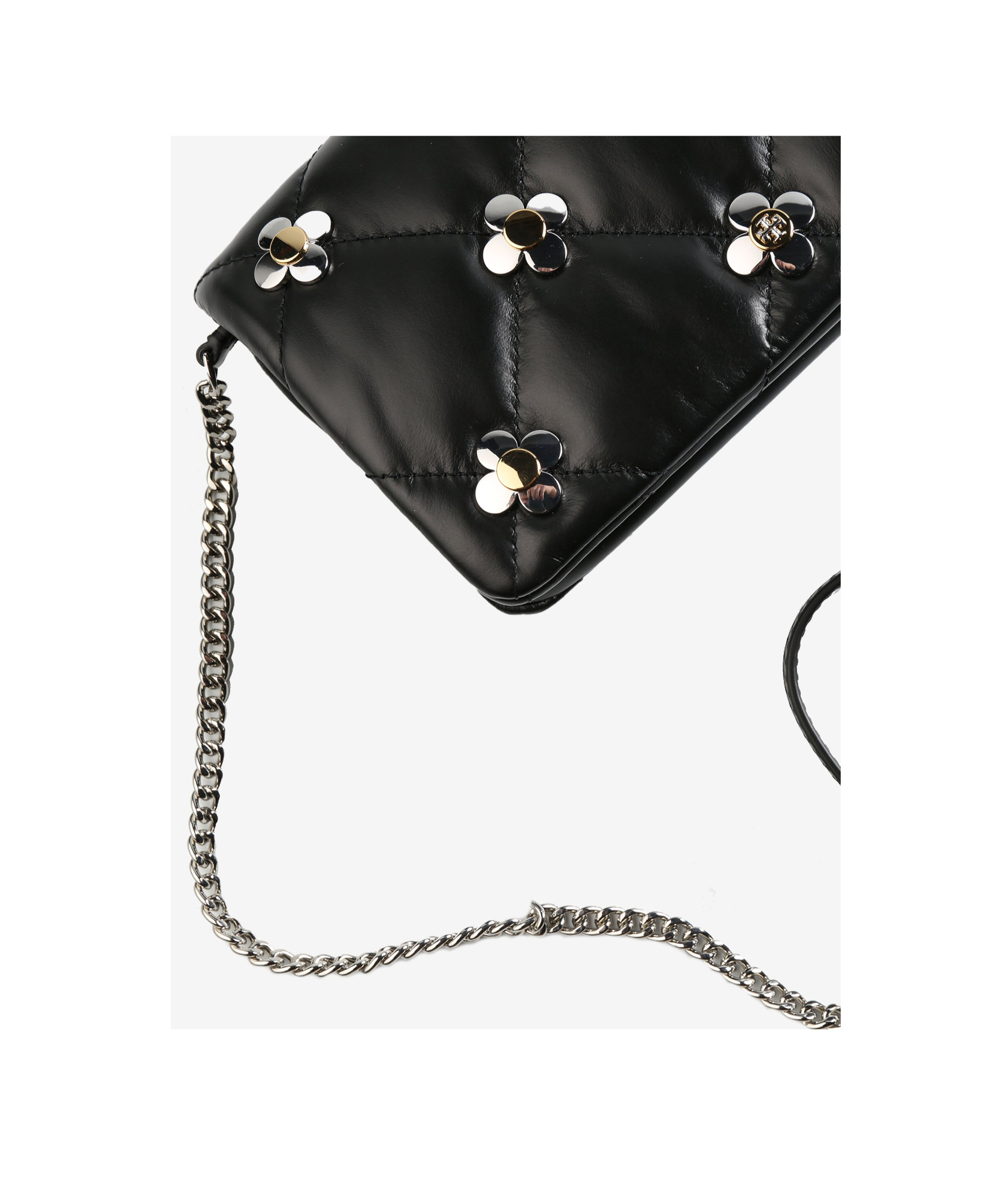 Tory Burch Quilted Shoulder Bag In Black