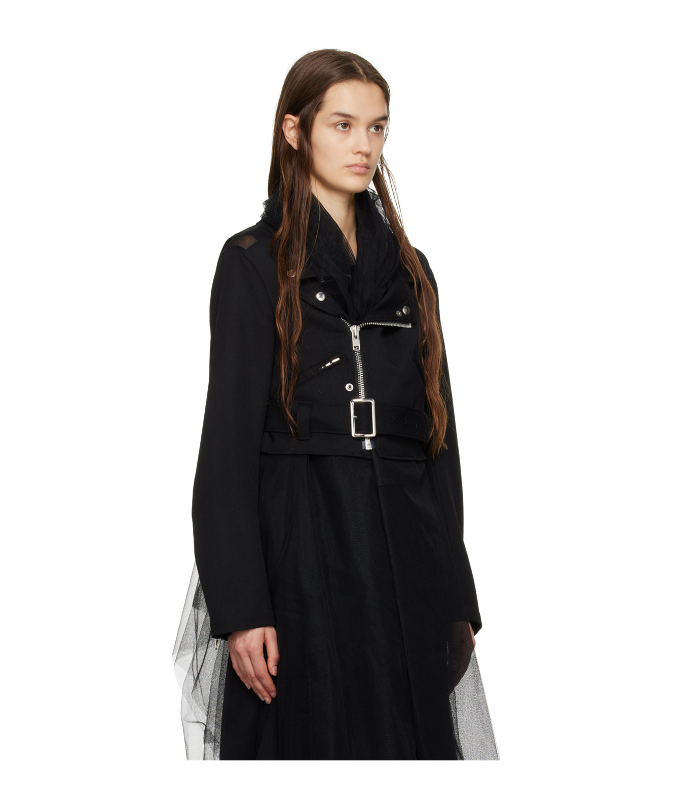 COMME DES GARÇONS ZIP CASUAL JACKET WITH FRONT