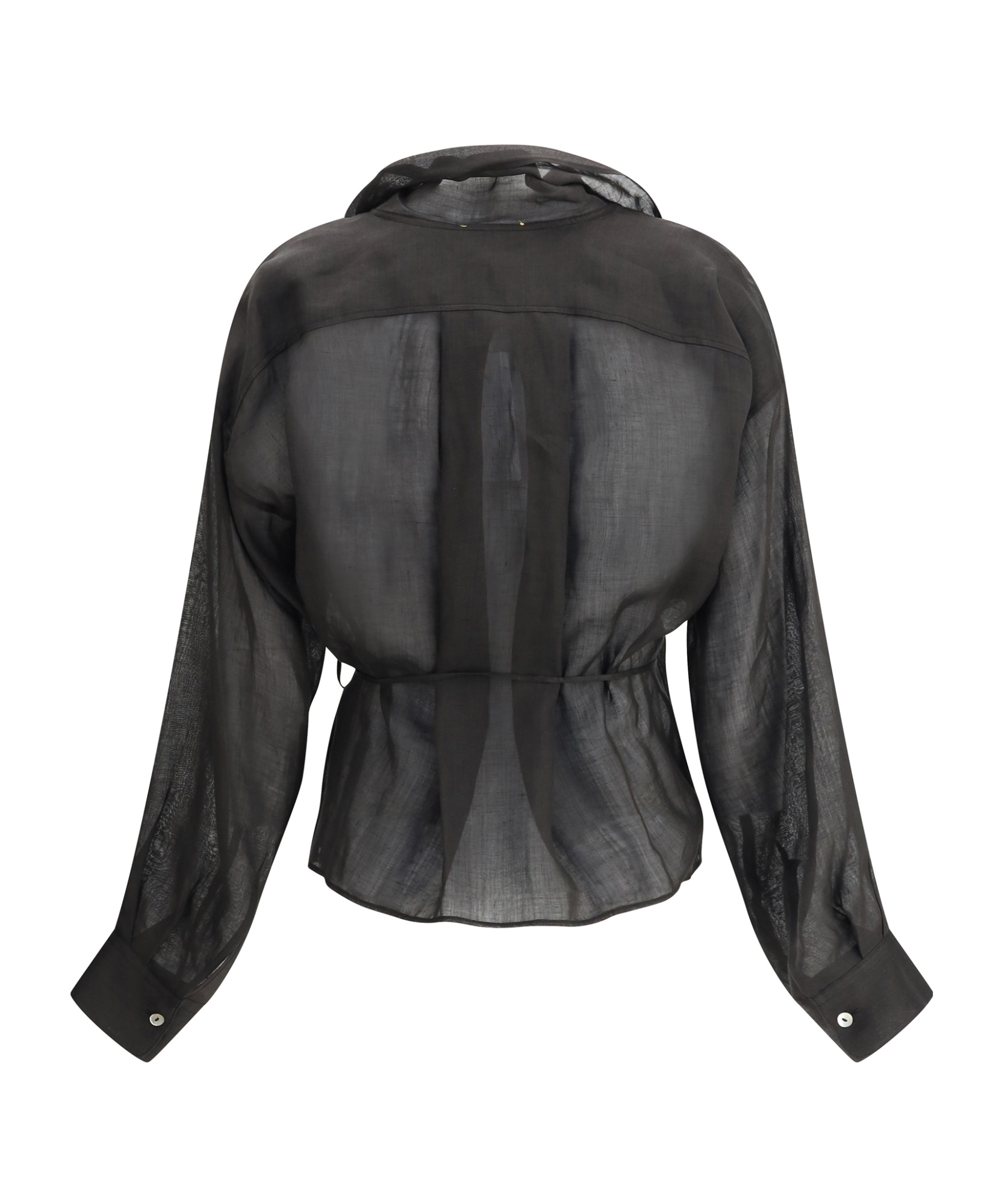 Shop Forte Forte Ramie Blouse In Black
