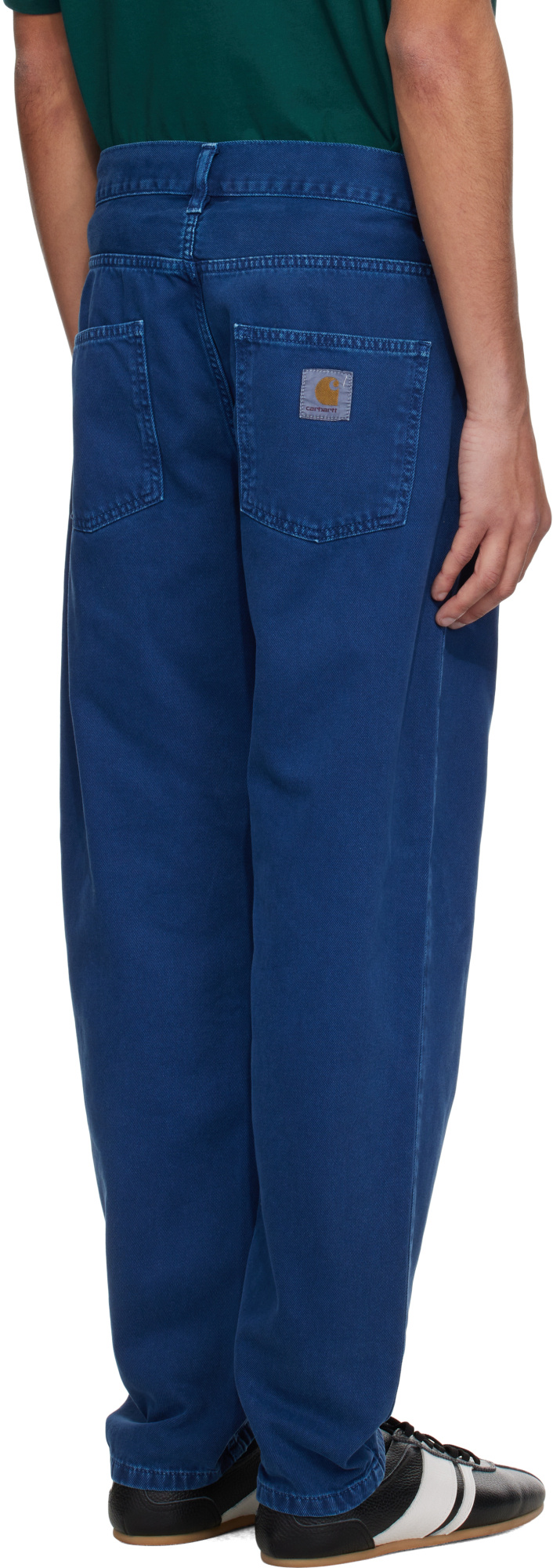 Carhartt Non-conical Elastic Pants In Blue