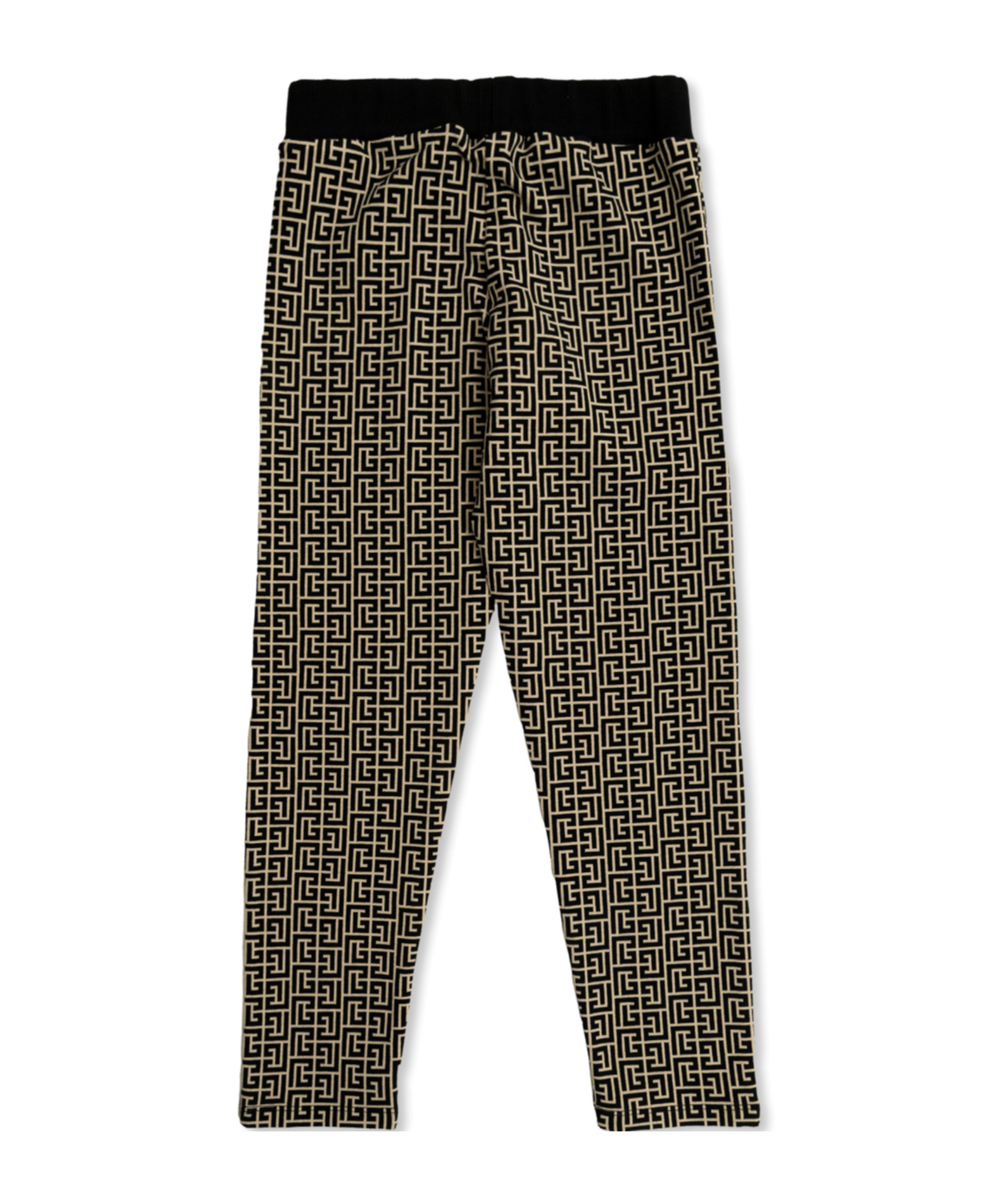 Balmain Elastic Waist Casual Pants In Black