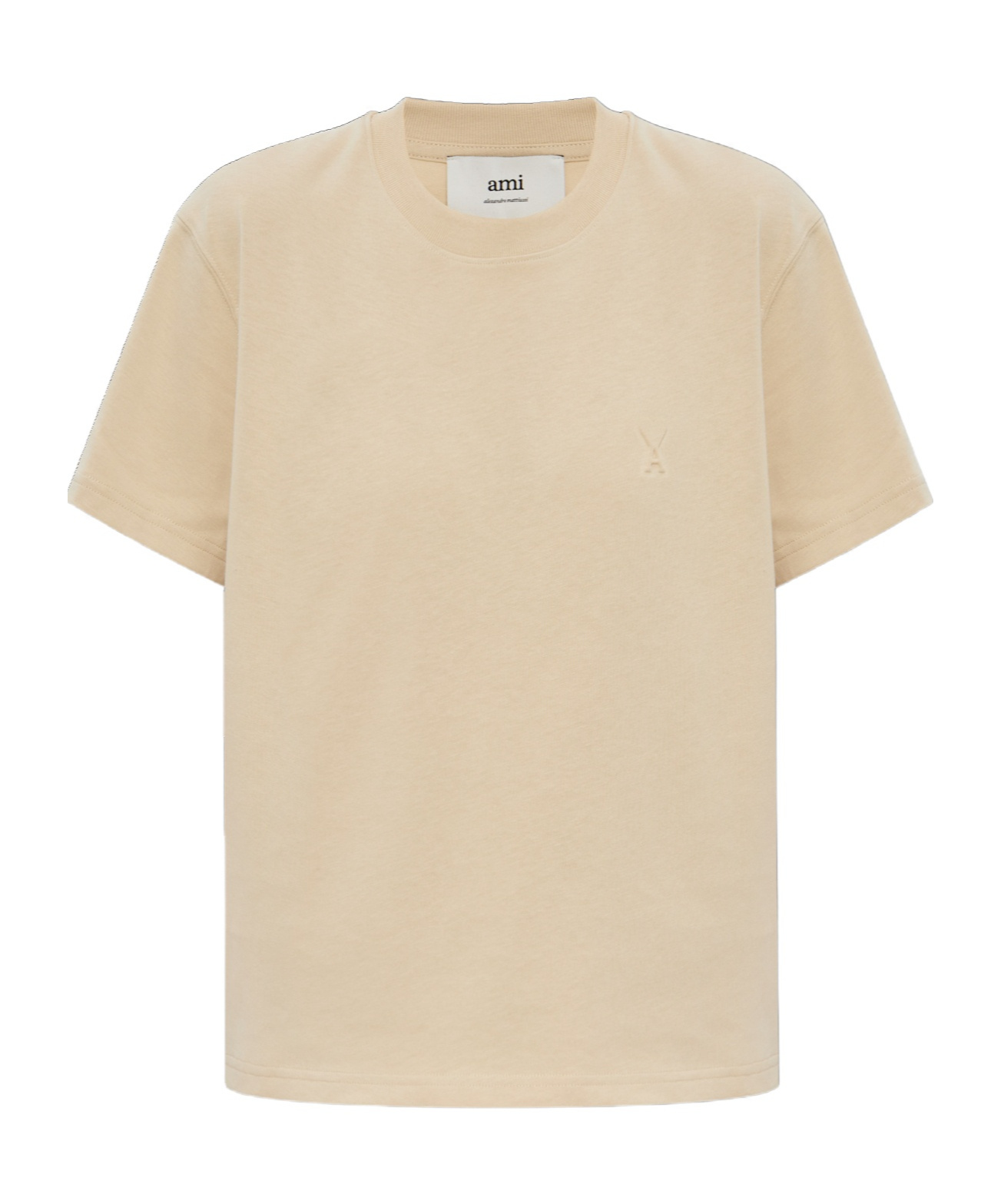 Ami Alexandre Mattiussi Short-sleeved T-shirt In Nude