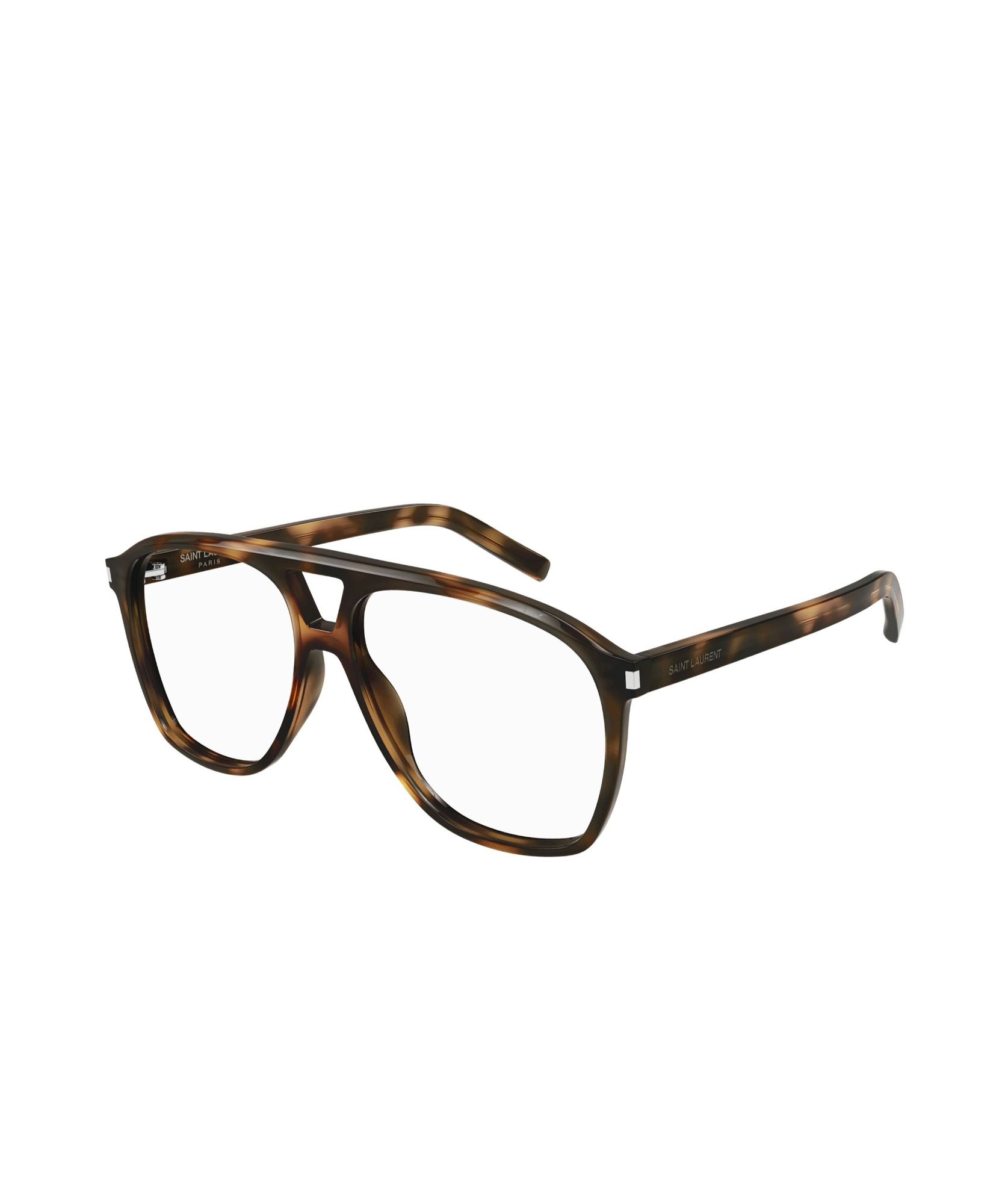 Saint Laurent Pilot-frame Glasses In Black