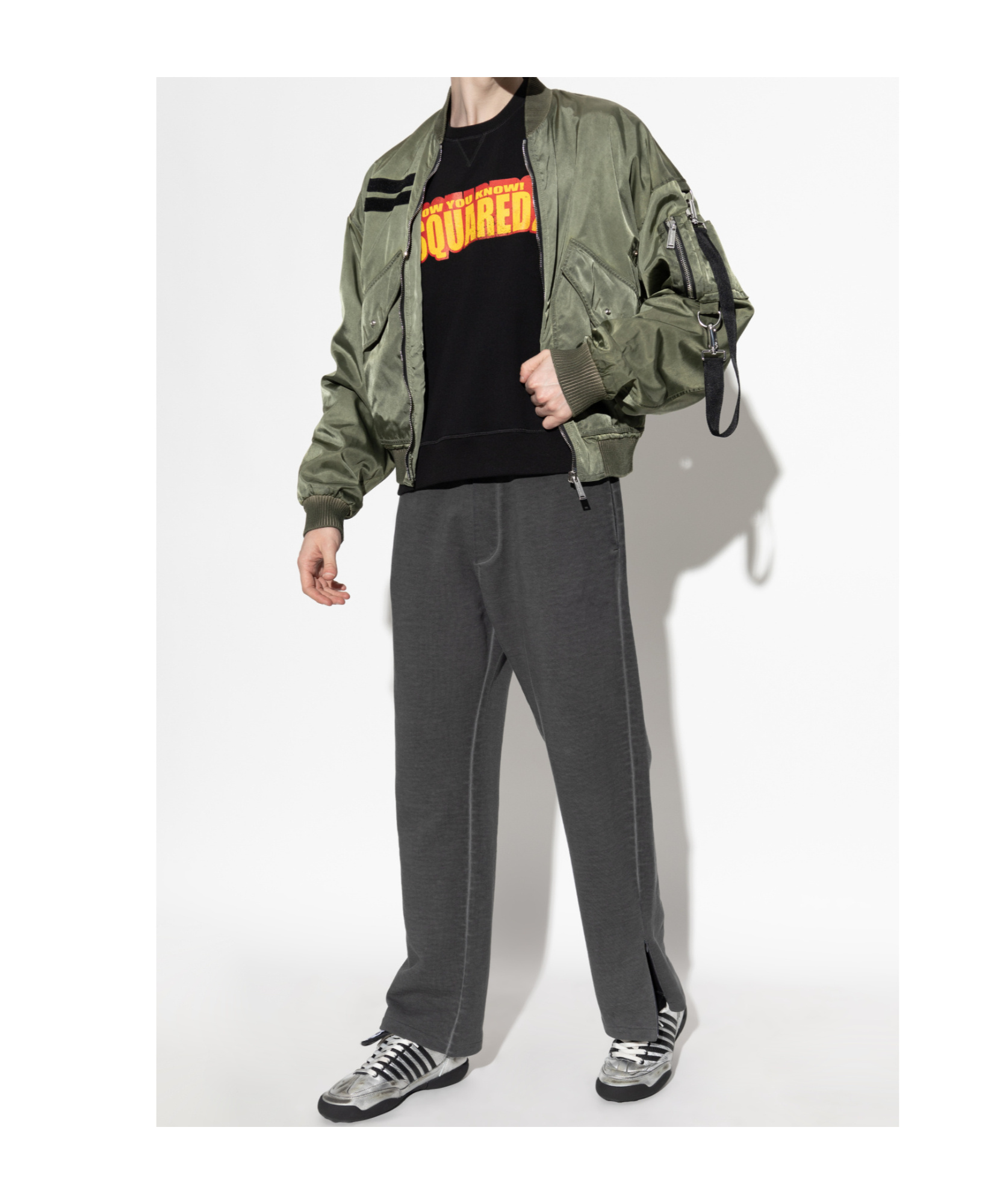 Dsquared2 Long Sleeve Sweatshirt In Black