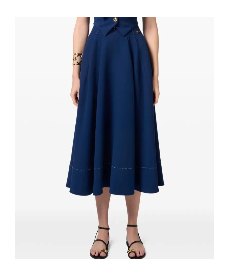Elisabetta Franchi Skirt In Blue