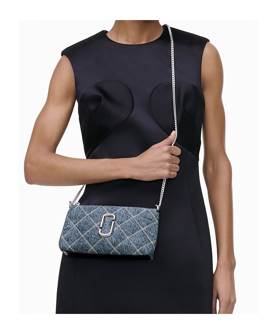 Marc Jacobs The Quilted Denim Utility Cross Body Bag
