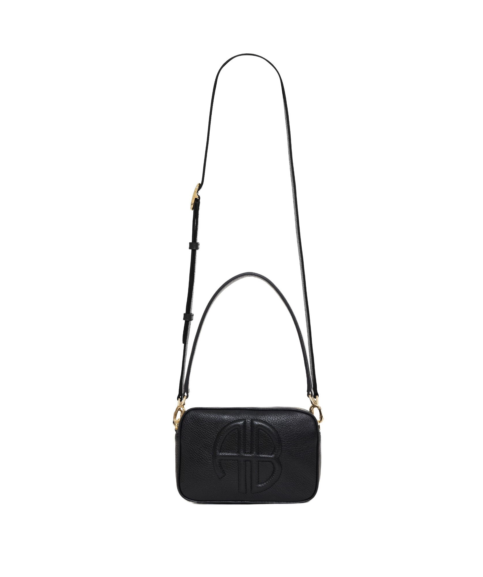 Anine Bing Black Lili Shoulder Bag In Black