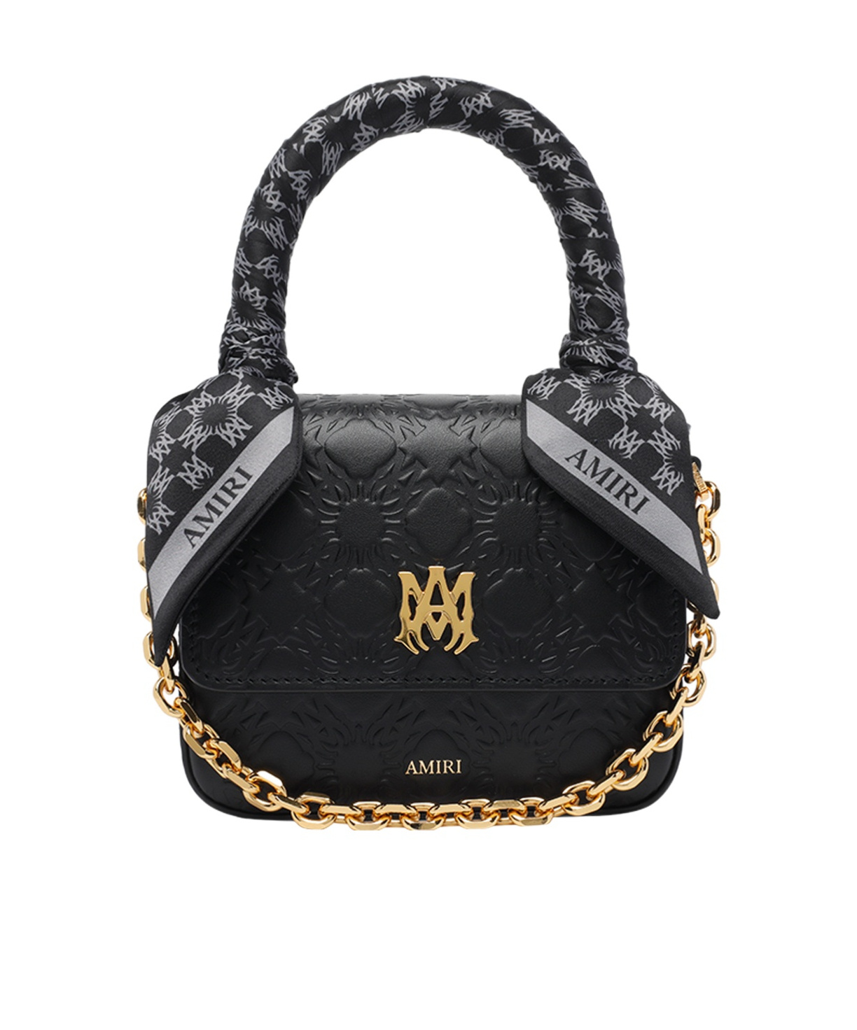 Amiri Flap Shoulder Bag In Black