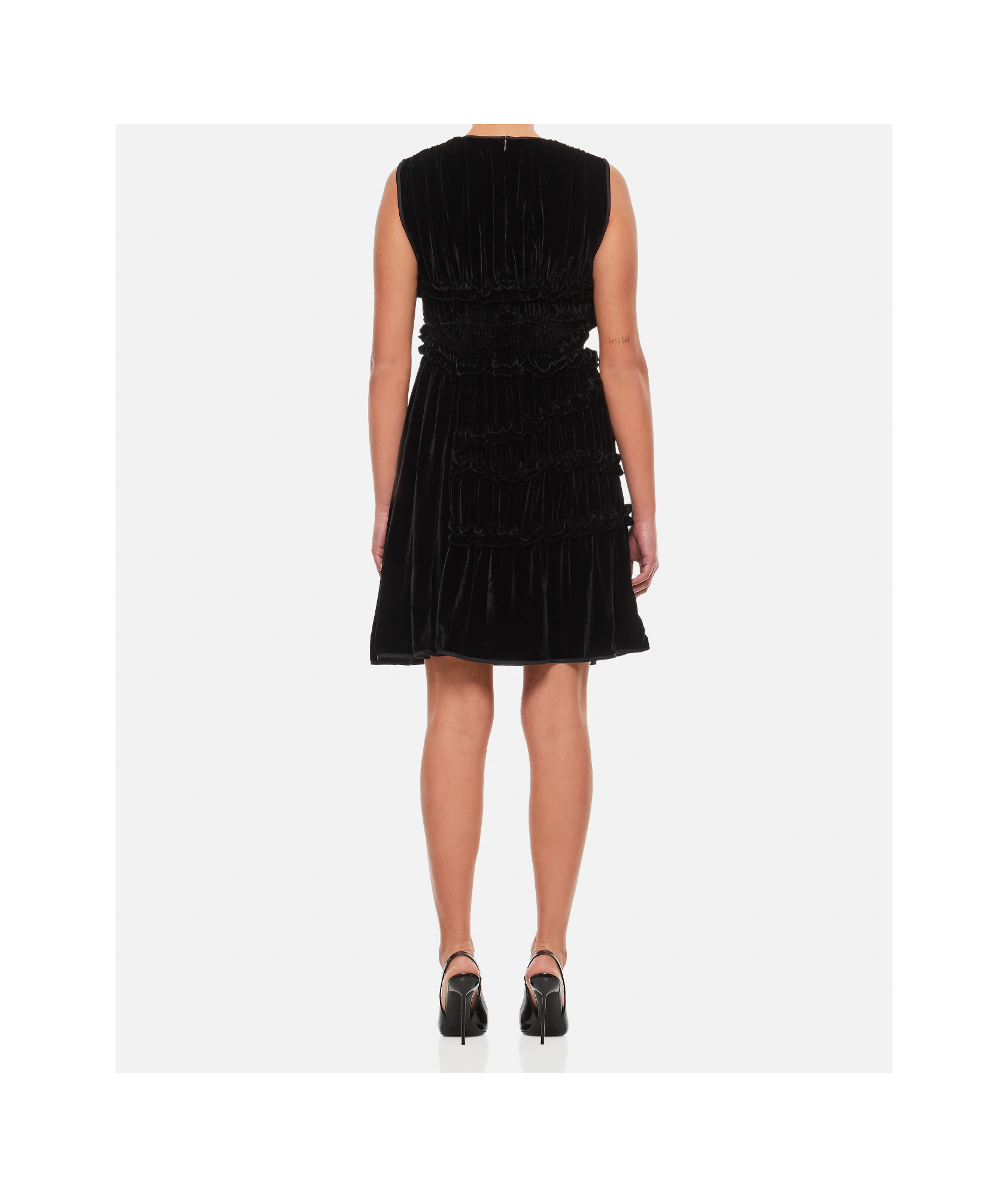 Cecilie Bahnsen Uki Sleeveless Velvet Dress