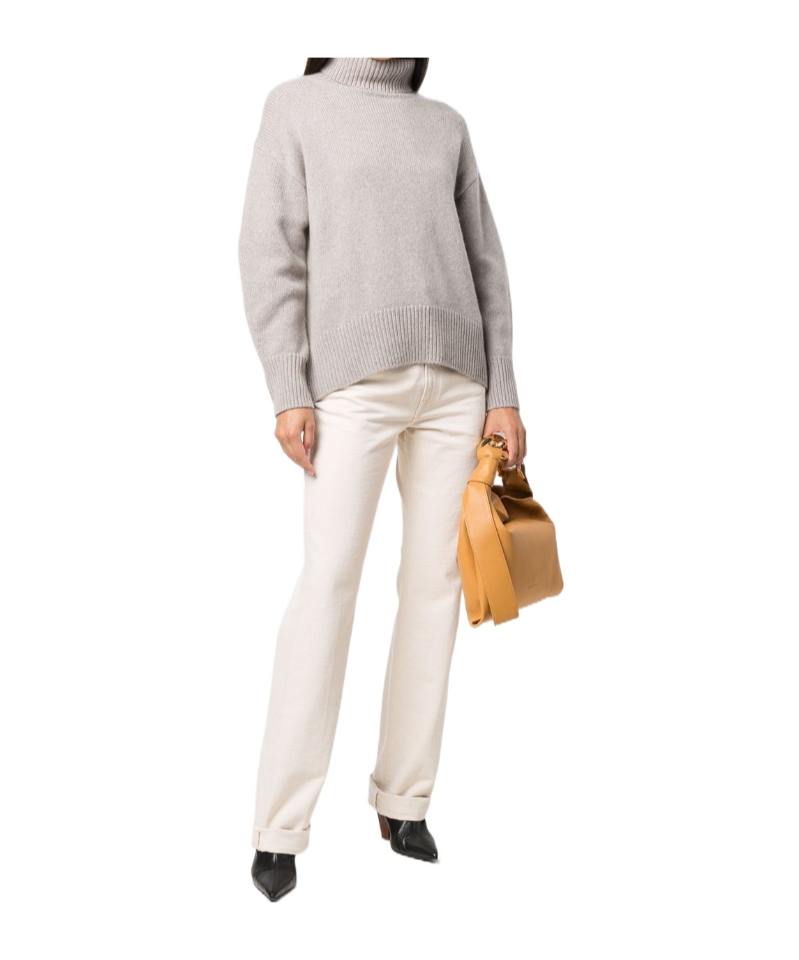 Arch4 Turtleneck Pullover In Gray