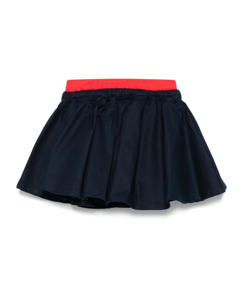 Shop Msgm Layer-detailed Mini Skirt In Black