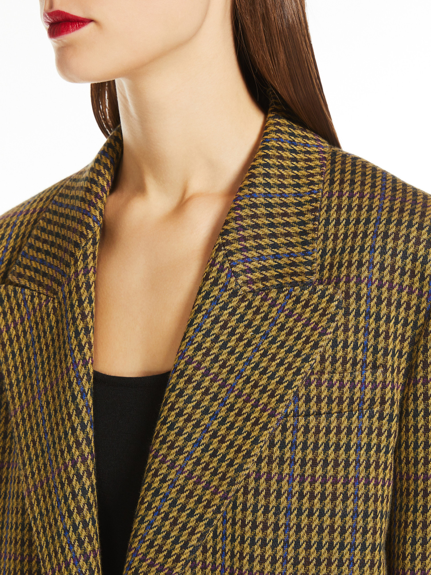 Max Mara Wool Suit Coat In Brown