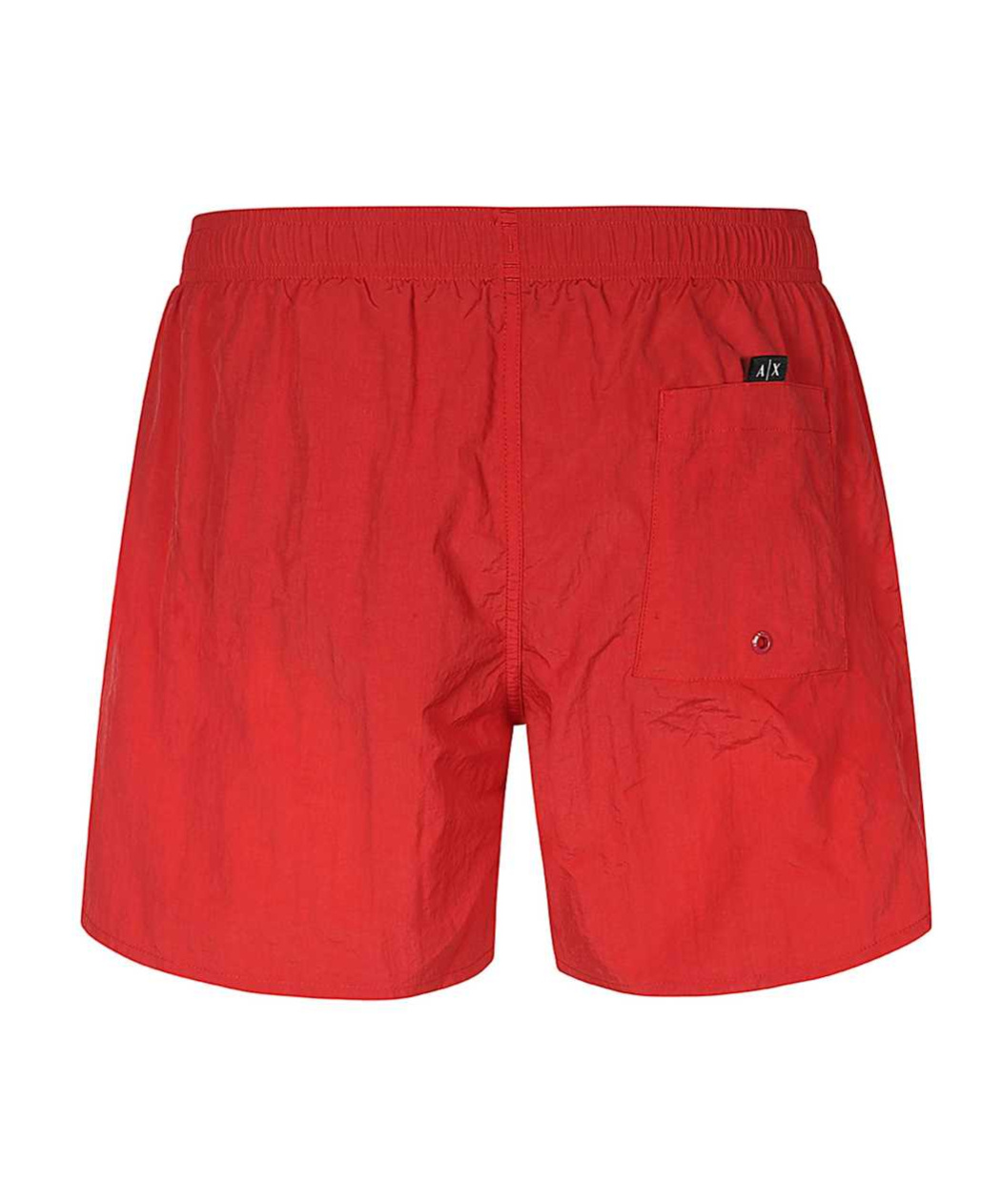 Armani Exchange Rope Swimming Trunks In Red