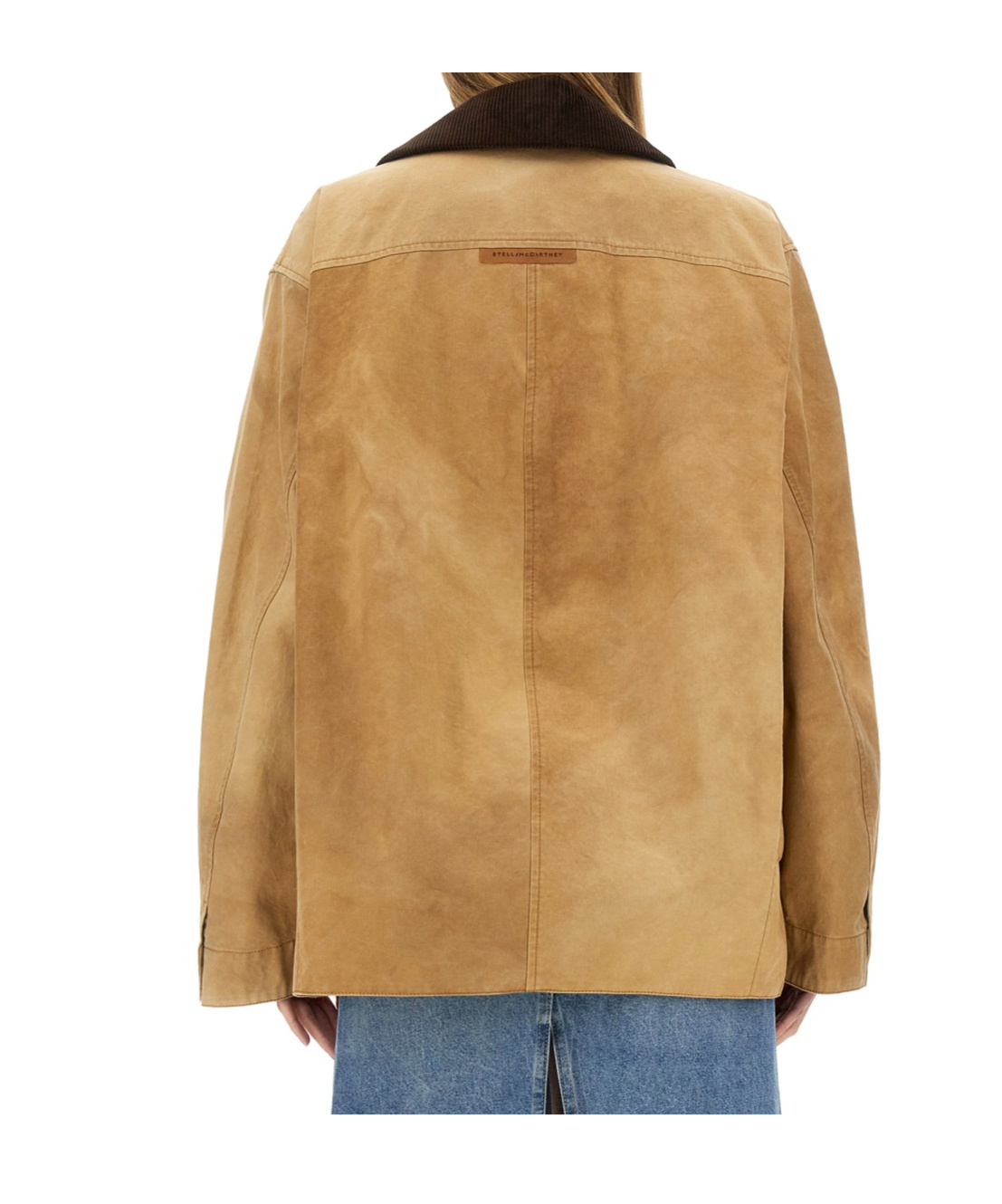 Stella Mccartney Workwear Harrington Jacket In Brown