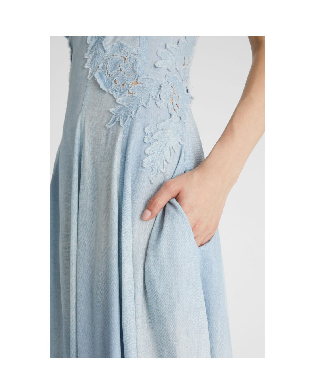 Ermanno Scervino Floral-print Maxi Dress In Blue