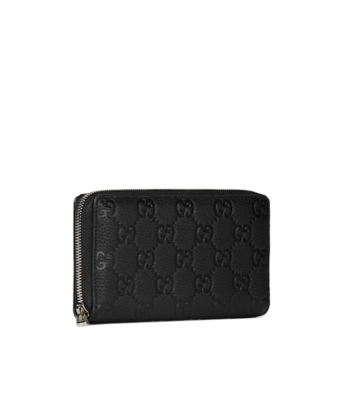 Gucci Imprint Zip Around Wallet