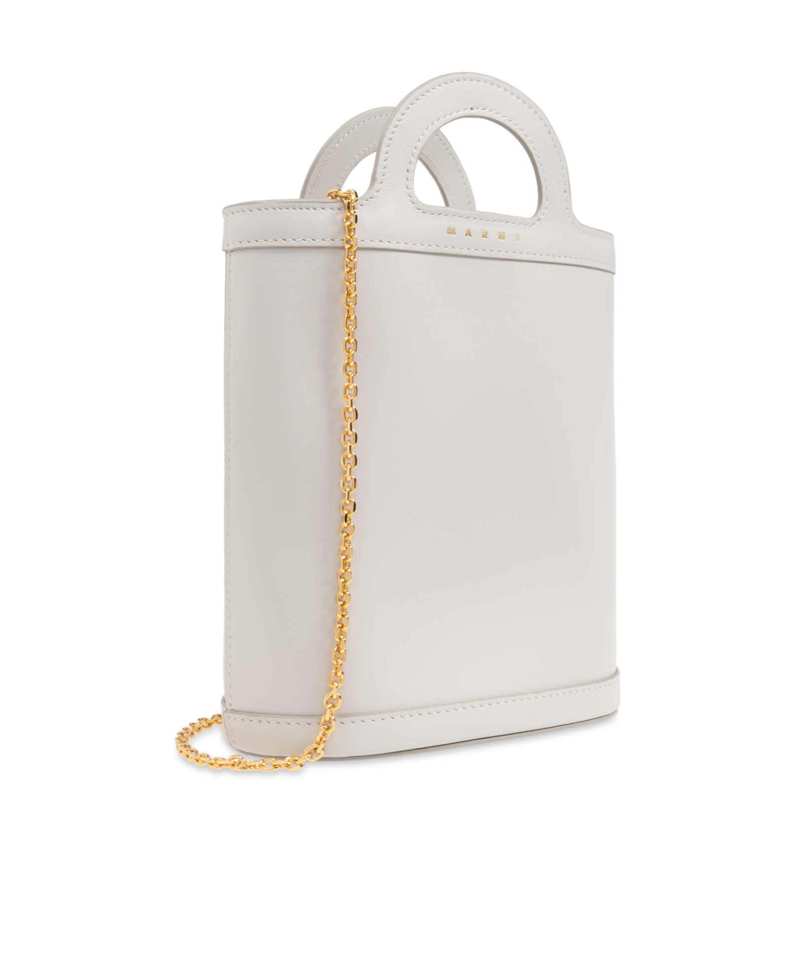 Marni Mini Tropicalia Bucket Bag In White