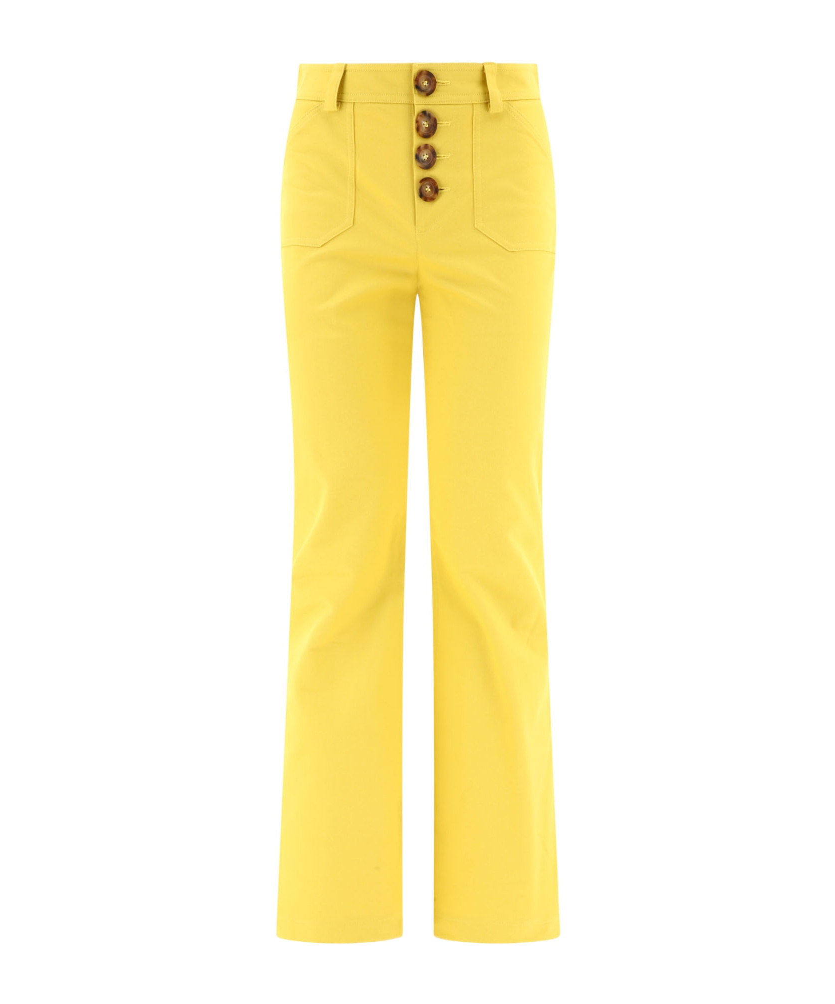 Ines De La Fressange Women's "charlotte" Trousers In Yellow