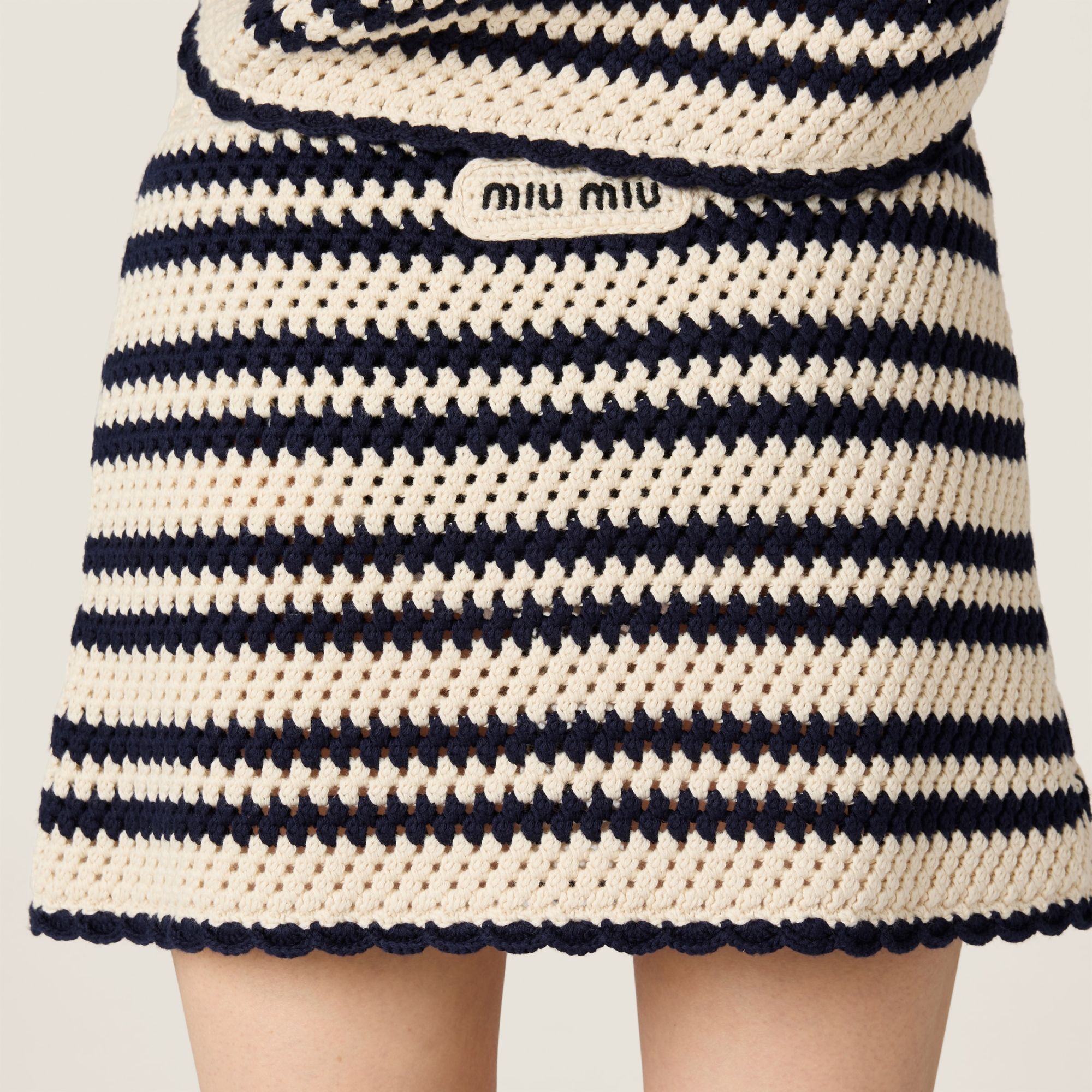 Miu Miu Cotton Miniskirt
