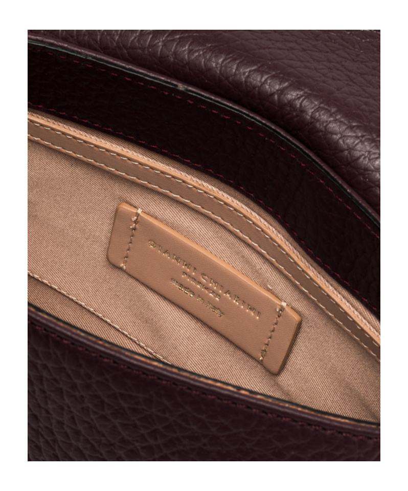 Shop Gianni Chiarini Chiara Flip Shoulder Bag In Black