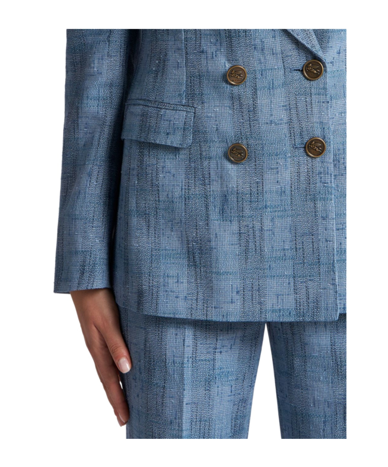 Etro Jacket In Blue