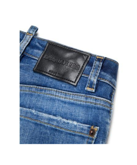 Dsquared2 Mid-rise Straight-leg Jeans In Blue