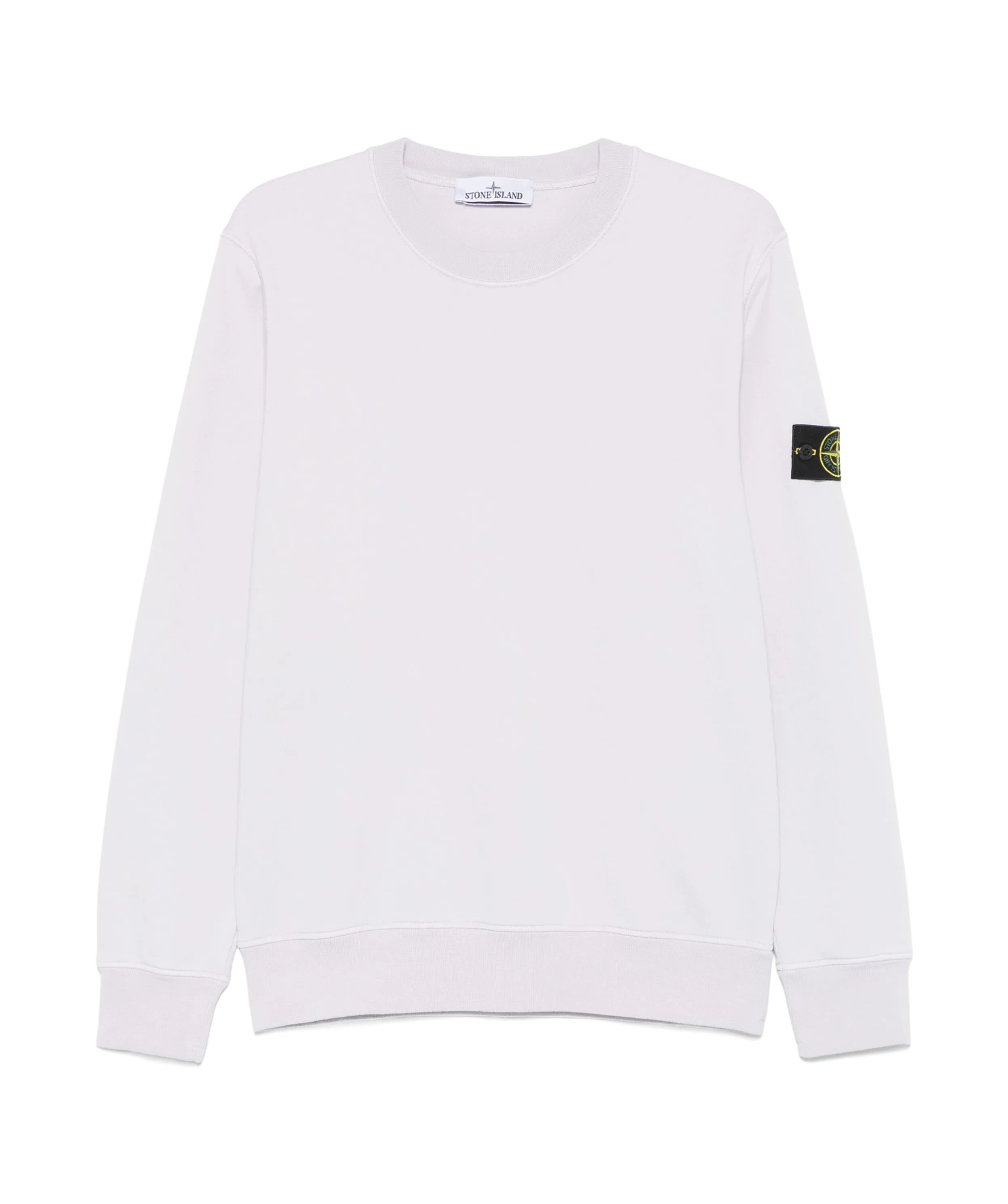 Stone Island Round-neck Sweater In White