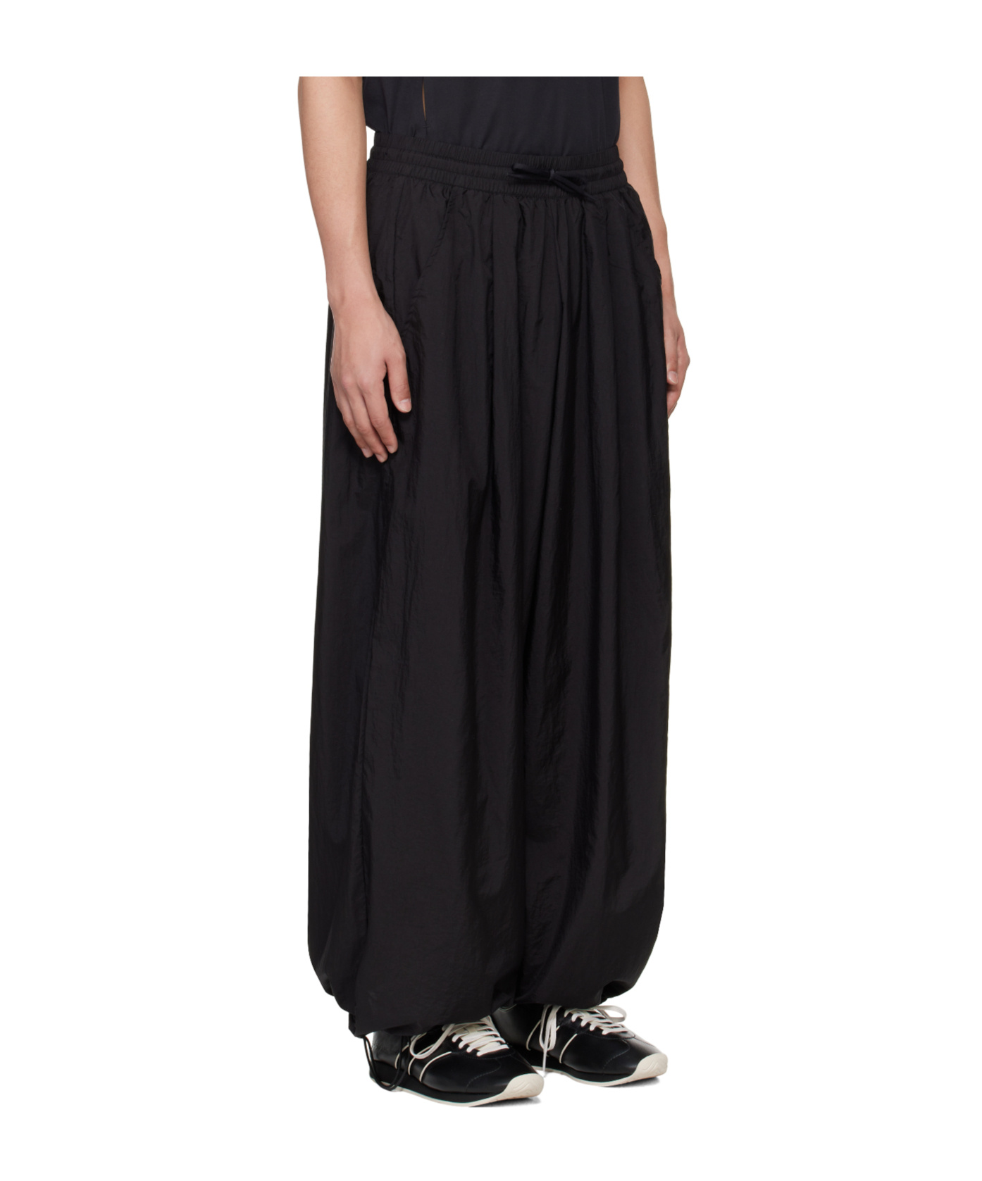 Y-3 LOGO-PRINT TRACK PANTS