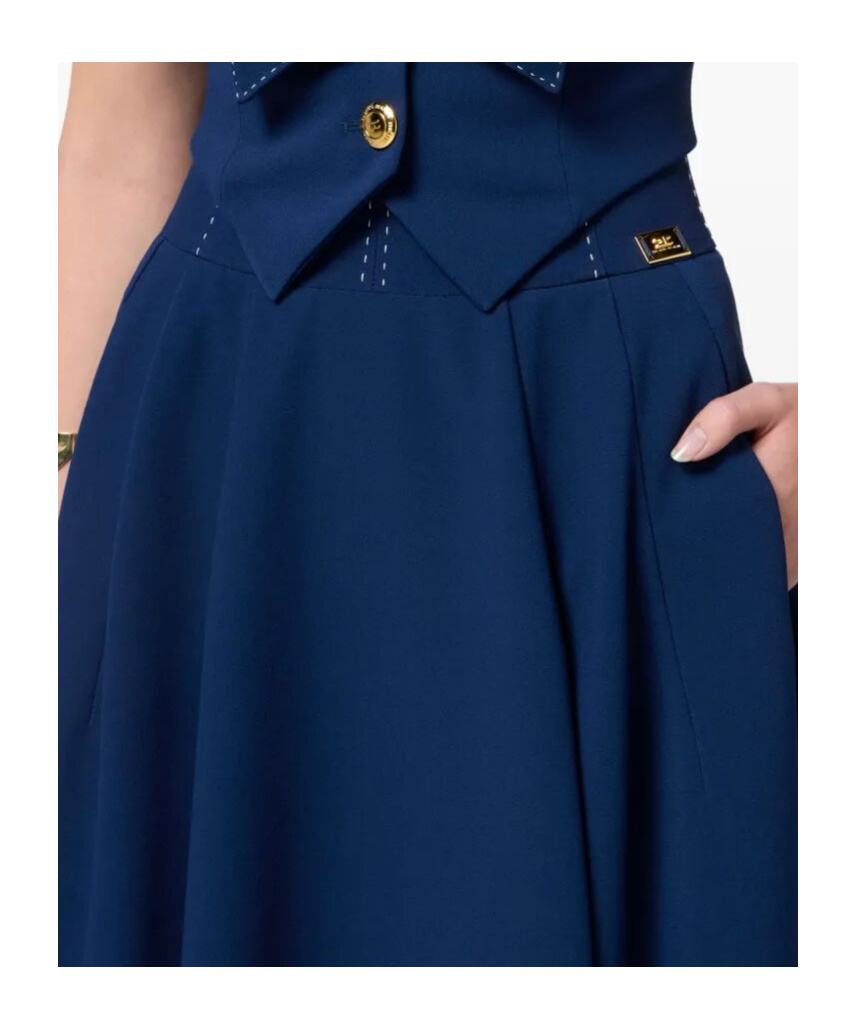 Elisabetta Franchi Skirt In Blue