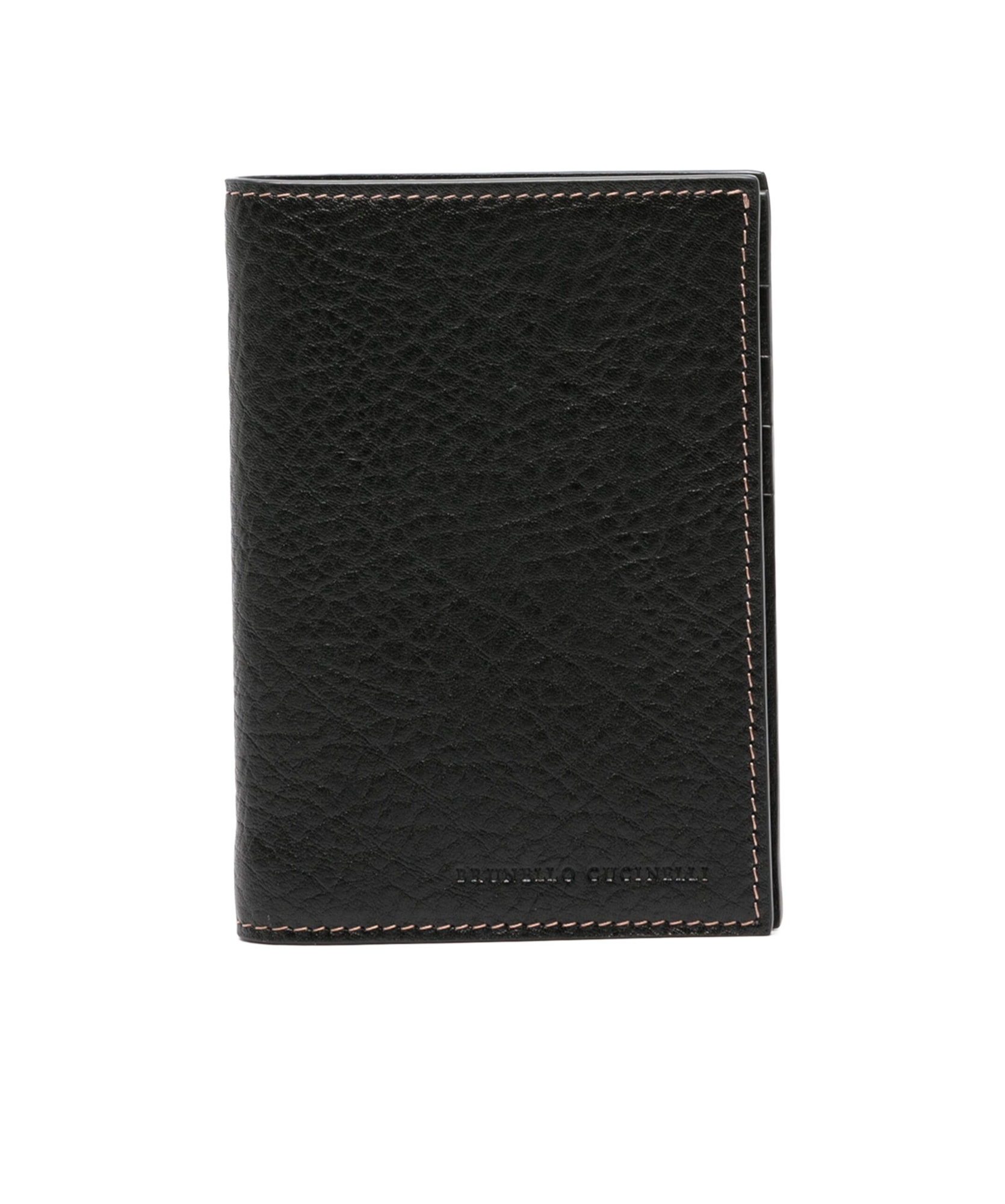 Brunello Cucinelli Logo-debossed Leather Cardholder