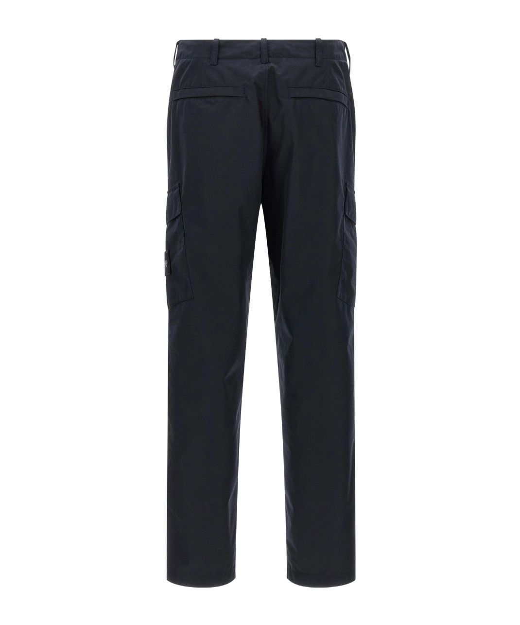 Stone Island Mens Navy Blue Ghost Waterproof Cotton-canvas Trousers In Blue