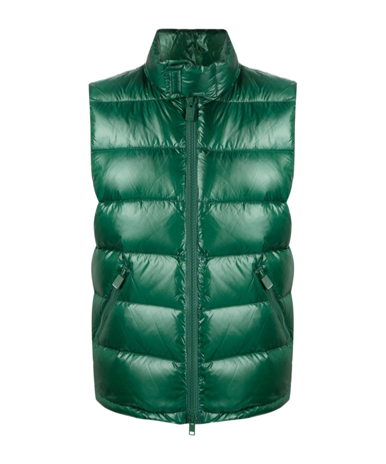 Shop Aspesi Padded Feather-down Gilet
