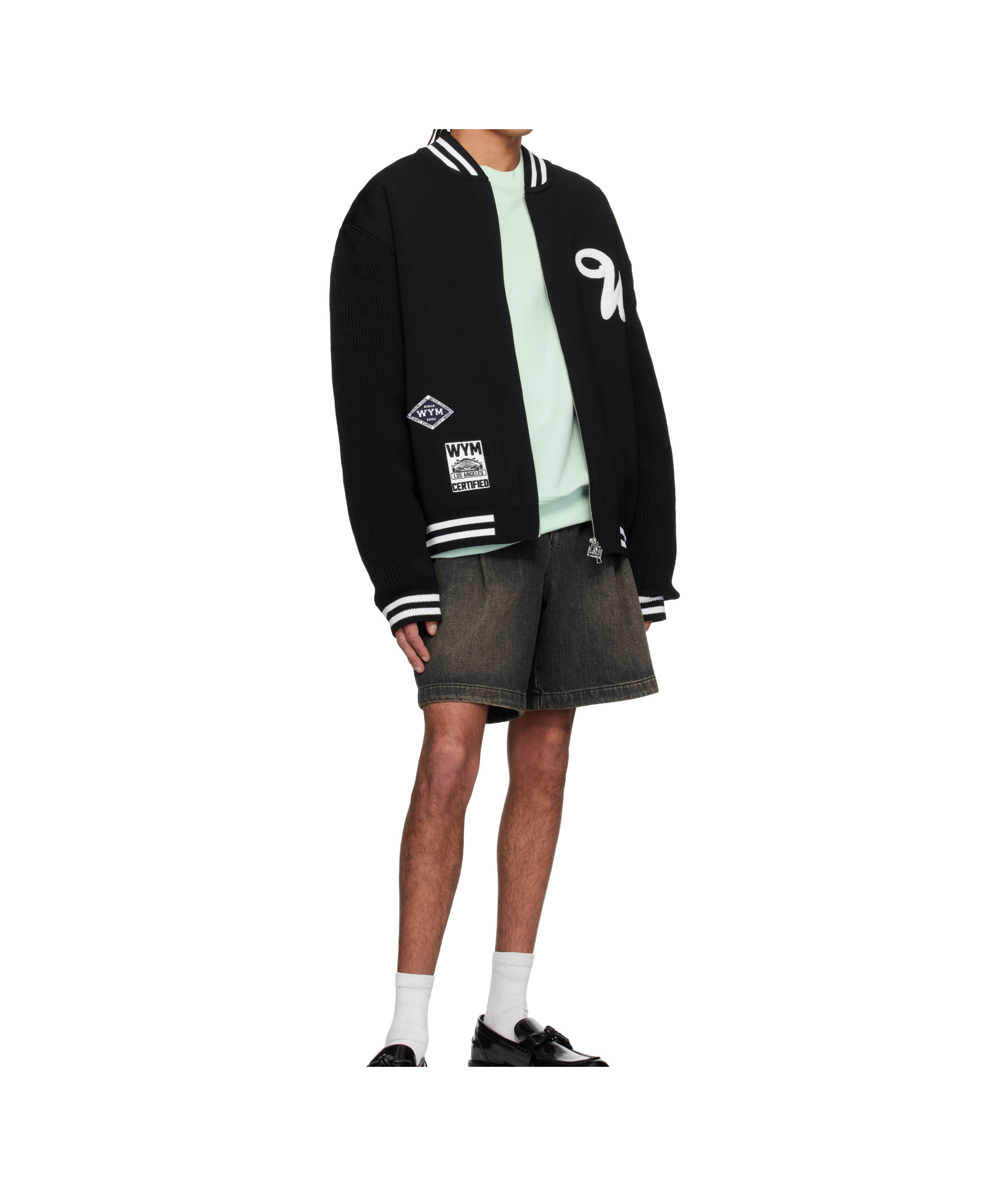 Shop Wooyoungmi Long Sleeve Casual Jacket In Black