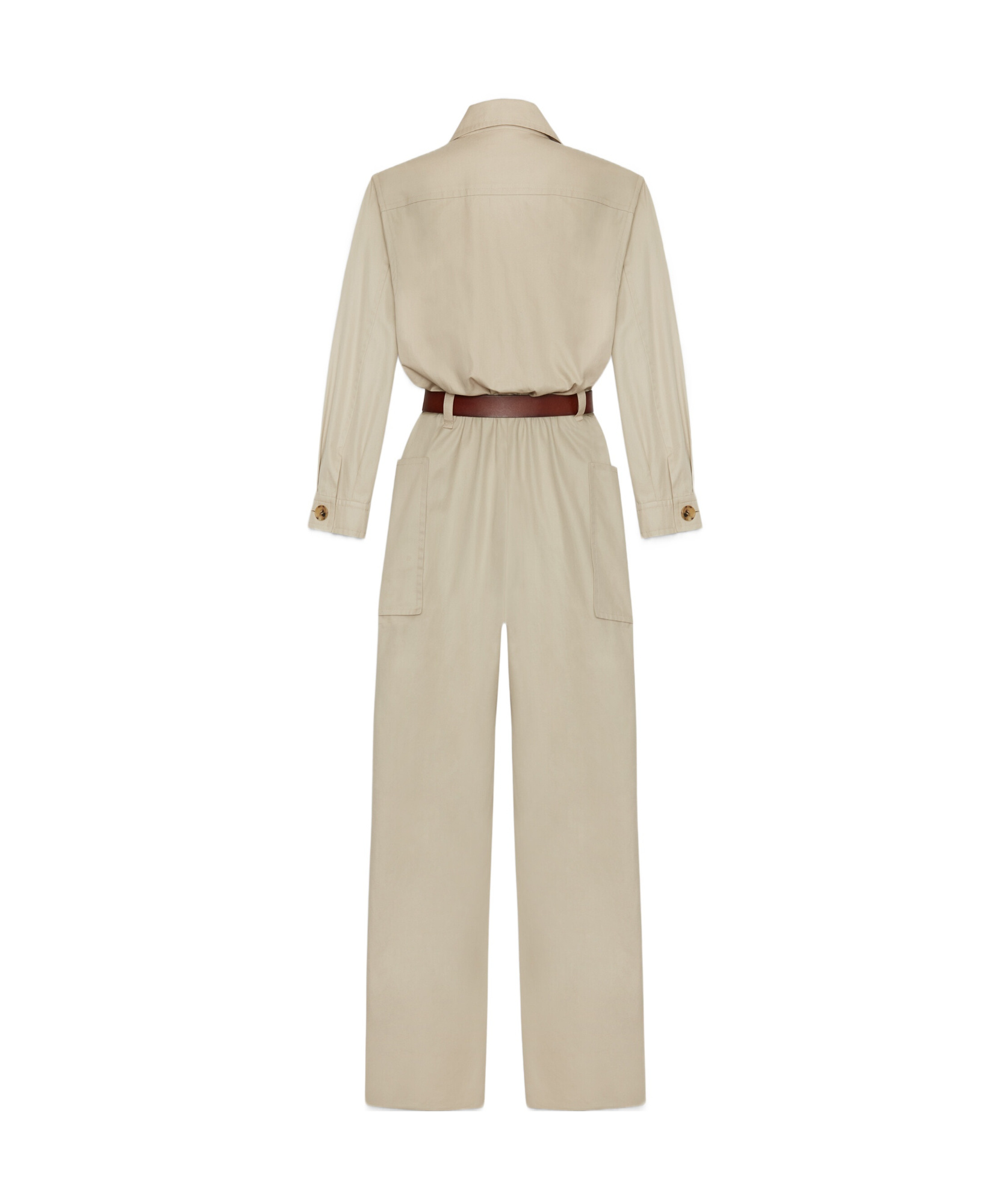 Saint Laurent Jumpsuits In Nude