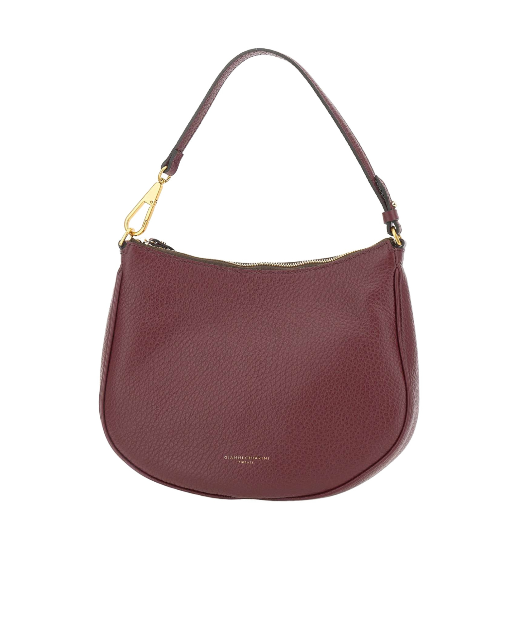Gianni Chiarini Brooke Logo Stamp Shoulder Bag In Red