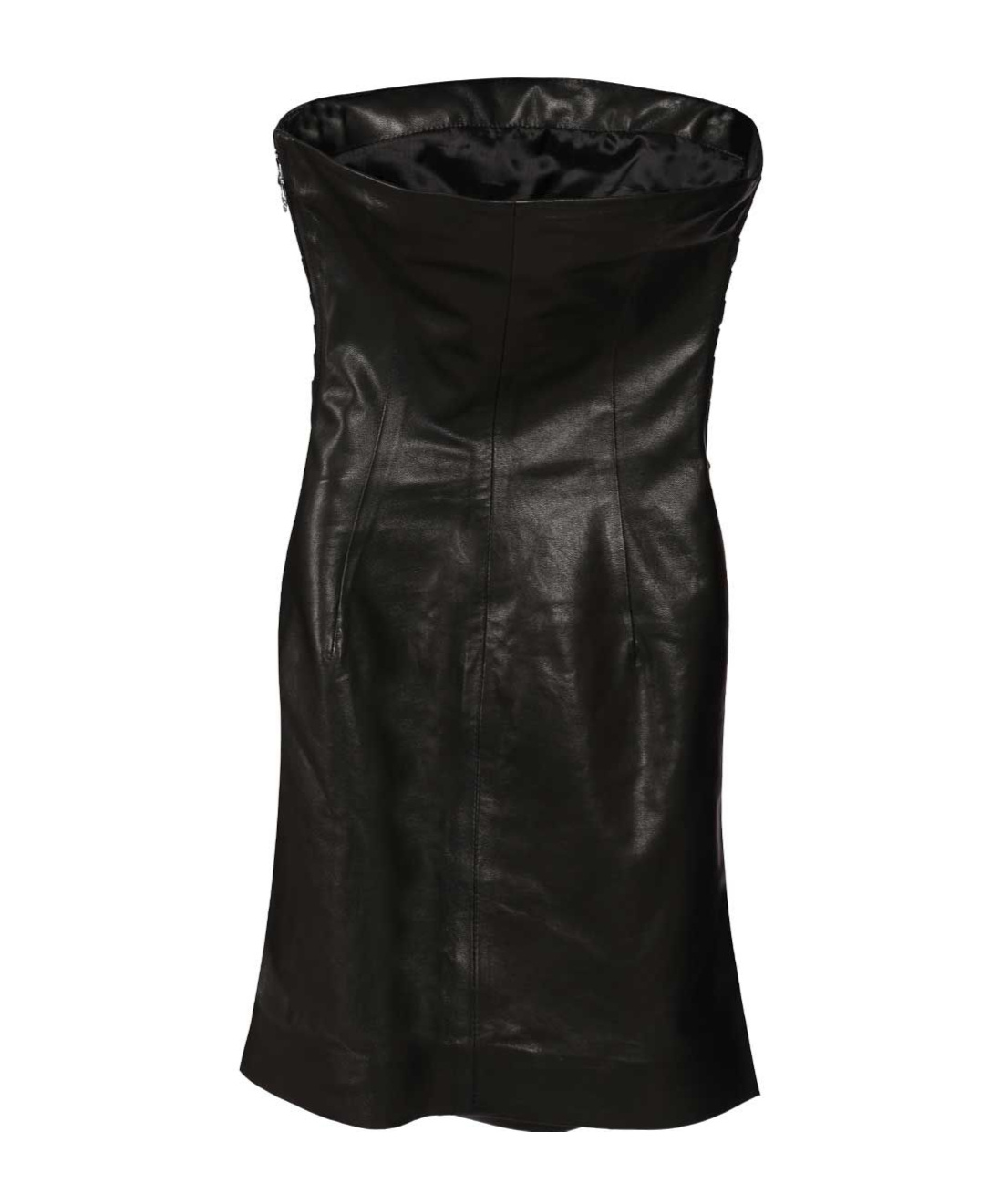 Amiri Women Leather Mini Dress In Black