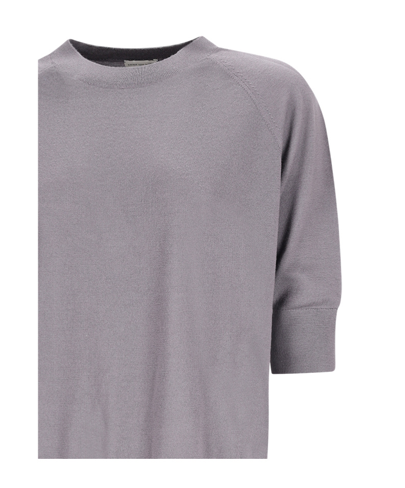 Shop Dries Van Noten Crewneck Sweater In Gray