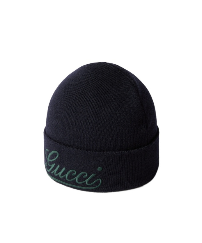 Gucci Logo Beanie In Black