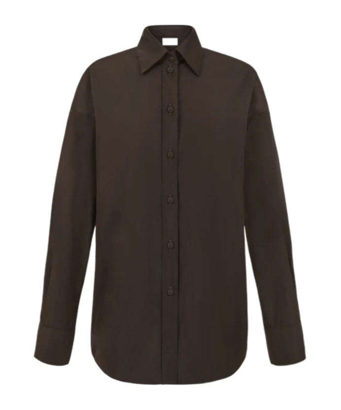 P.a.r.o.s.h Taffeta Shirt In Brown