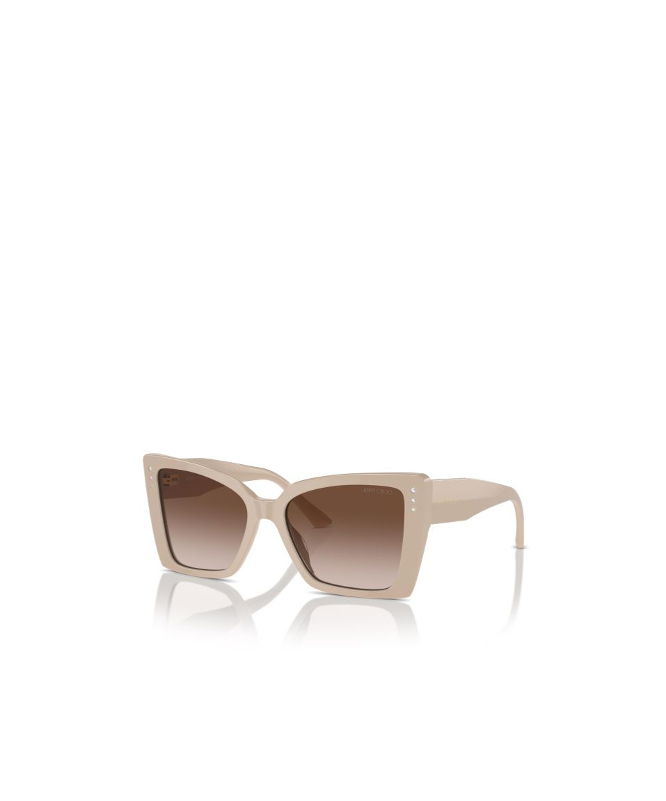 Jimmy Choo Eyewear Square Frame Sunglasses In Nude