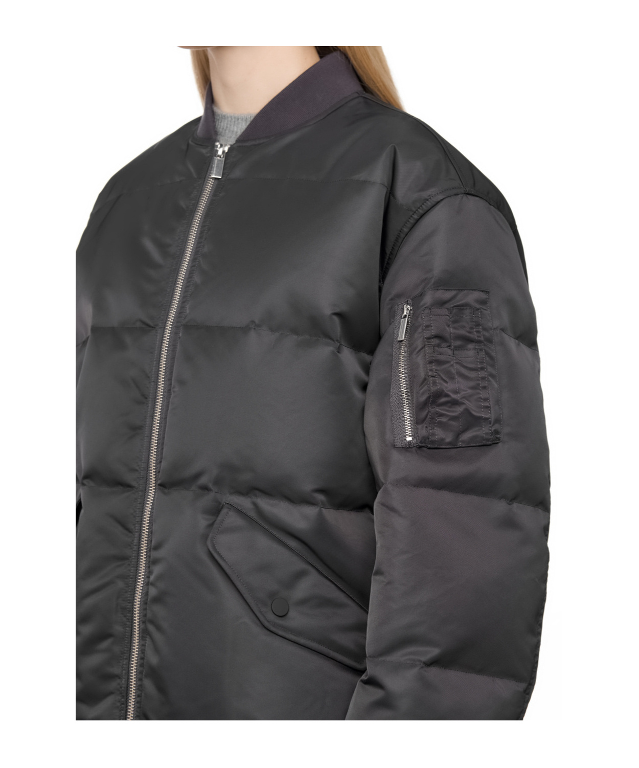Theory Long-sleeved Cotton Clothes In Black