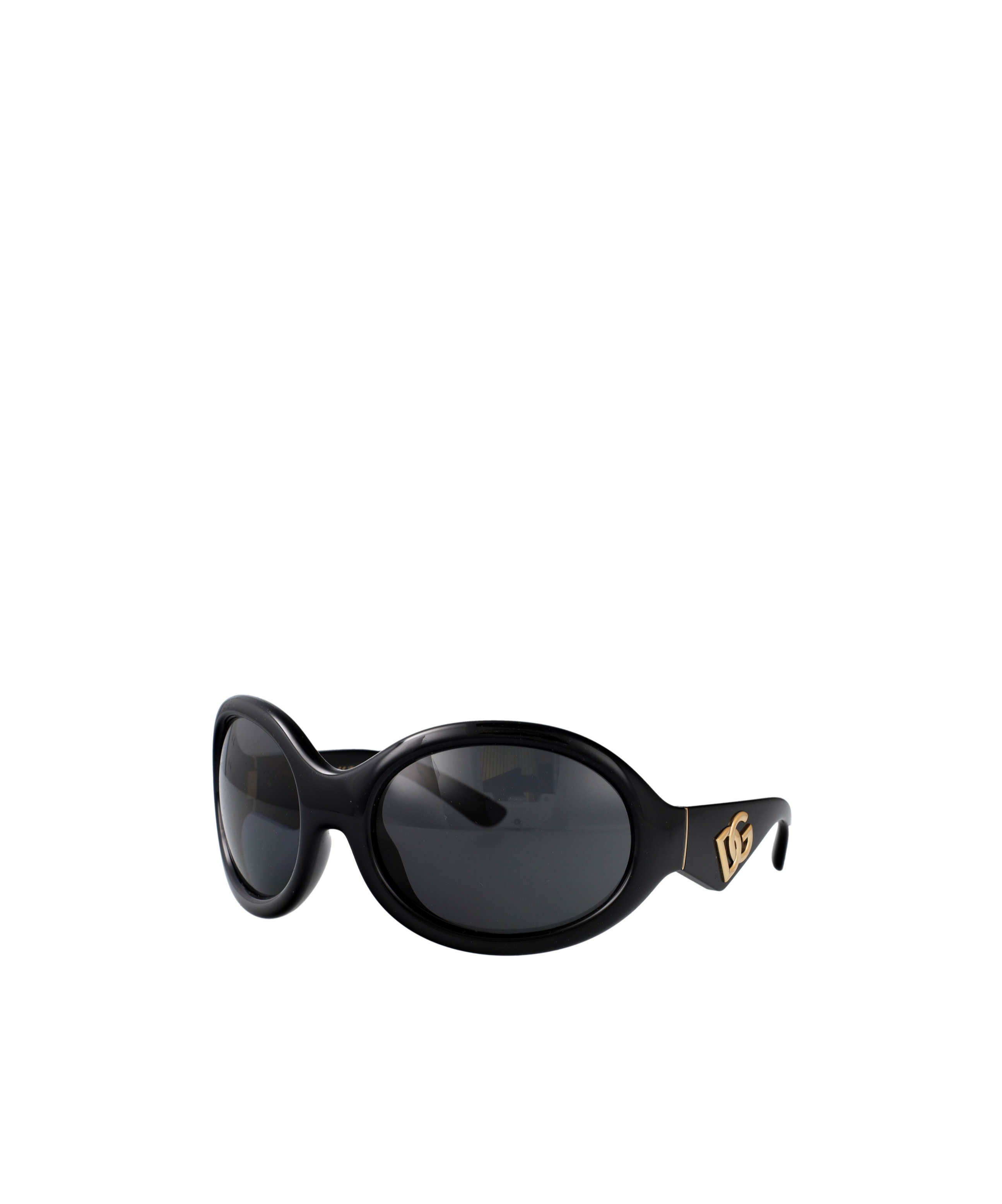 Dolce & Gabbana Geometric Frame Sunglasses In Black