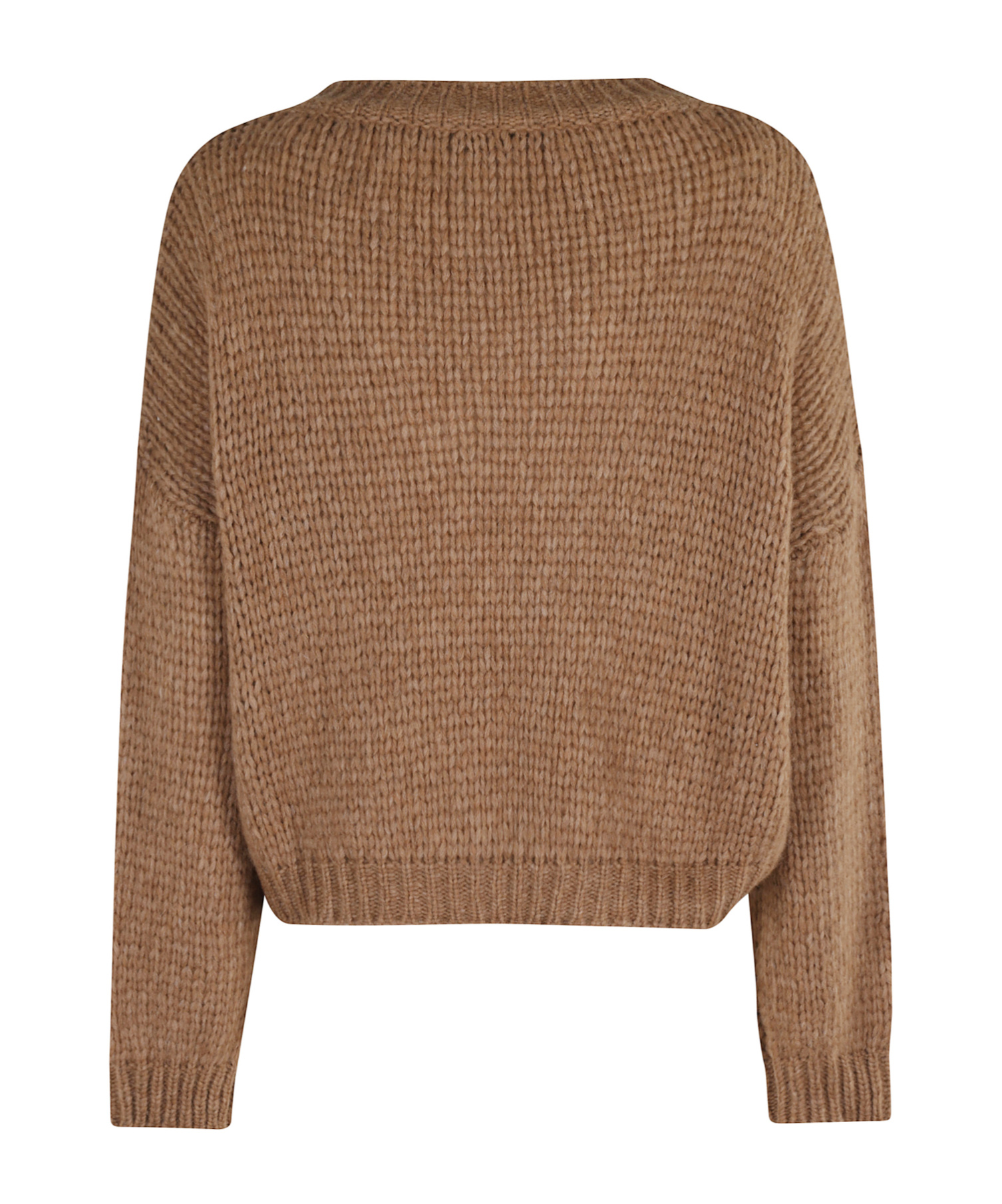 Roberto Collina Relaxed Fit Alpaca Blend Sweater In Brown