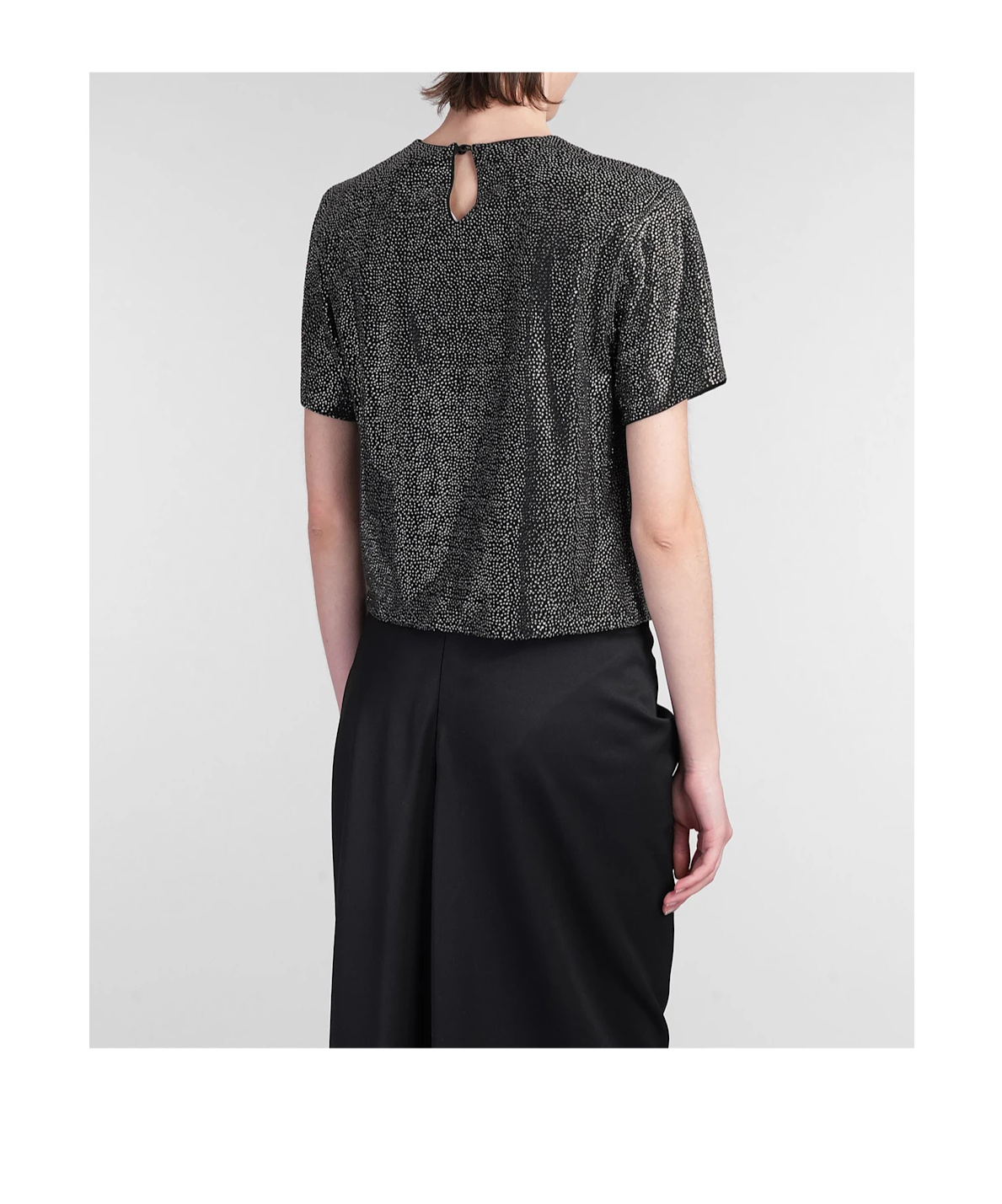 Giuseppe Di Morabito Rhinestone-embellished T-shirt In Black