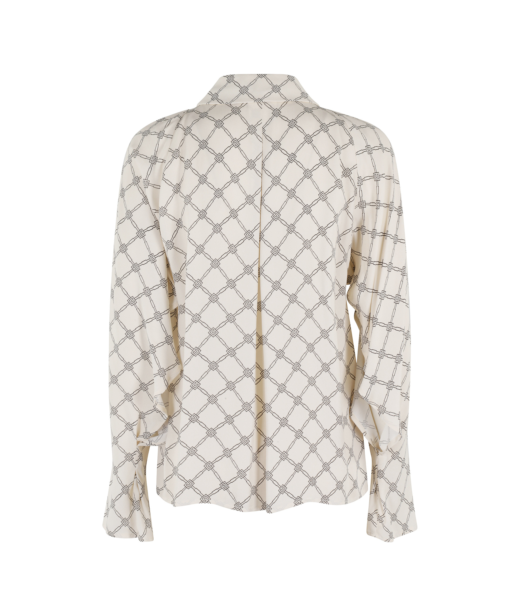 Shop Elisabetta Franchi Georgette Shirt In White