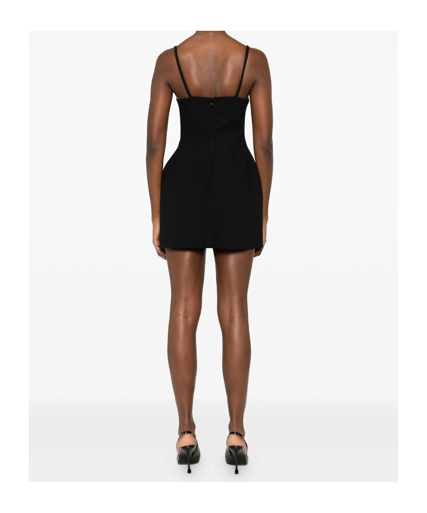 Blumarine Embellished Mini Dress In Black