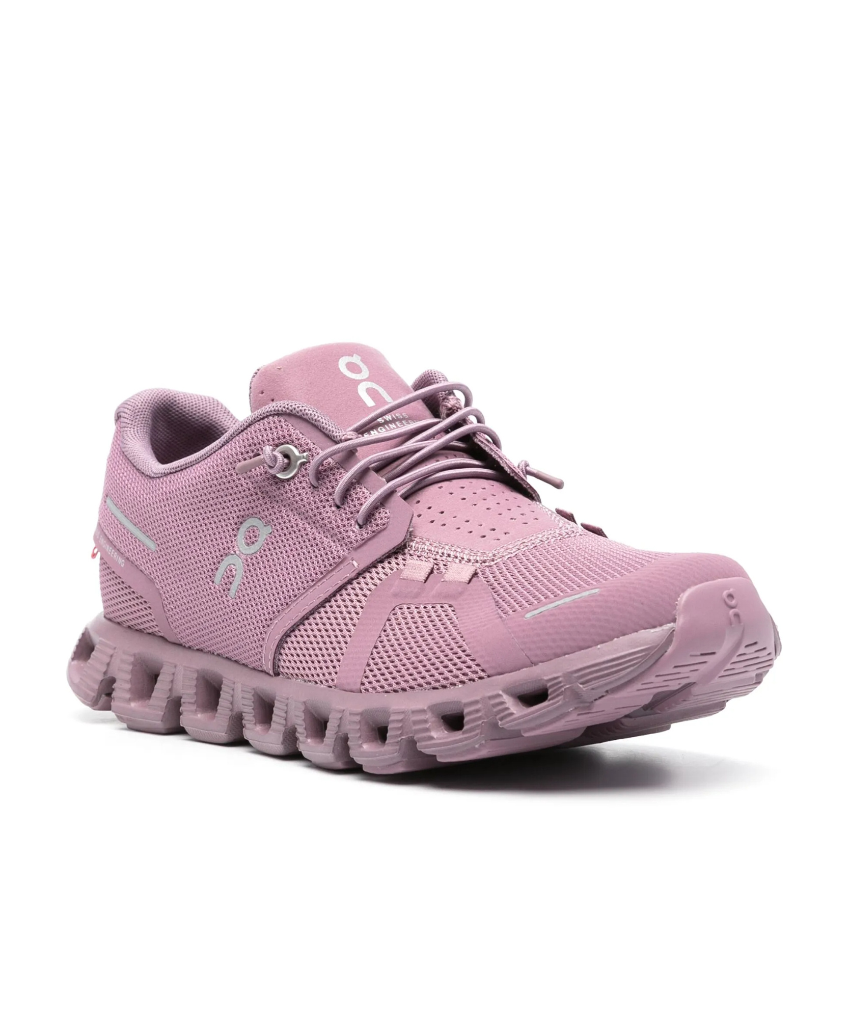 Shop On Running Cloud 5 Debossed-logo Sneakers In Pink
